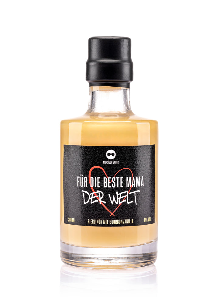 Eierlikör mit Bourbonvanillenote - „Beste Mama der Welt“