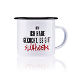 Tasse - „Ich habe gekocht - es gibt Glühwein“